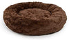 Best Friends by Sheri Lux Fur Donut Cuddler (varios tamaños) - Cama redonda para gatos y perros, alivio ortopédico, autocalentamiento y acogedor para un sueño mejorado, Prime, lavable a máquina, parte inferior resistente al agua - BESTMASCOTA.COM