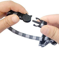 KUDES - Juego de 2 collares para gato con pajarita y campana para gatitos y algunos cachorros, ajustable de 7.8 a 10.5 pulgadas - BESTMASCOTA.COM