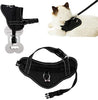 TOLEAP Arnés de gato con correa ajustable de malla suave arnés correa a prueba de escape gato chaleco arnés con correa reflectante para gatos pequeños al aire libre caminar - BESTMASCOTA.COM