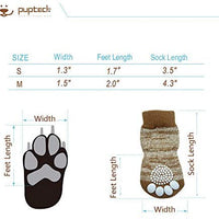 PUPTECK Anti-Slip Dog Socks Pet Paw Protection for Indoor Wear - BESTMASCOTA.COM