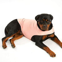 Furubaby Ansiety - Abrigo para perro con camisa, para perros pequeños, medianos, grandes, XL, color sólido, azul, gris, verde, rosa, rosa (rosa) - BESTMASCOTA.COM