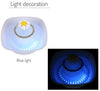 Fuente para mascotas, fuente de agua para gatos, dispensador de agua para gatos y perros, 3 maneras de beber, luz LED azul, alfombrilla y 2 cepillos de limpieza, doble filtración con filtro de carbono y filtro de esponja - BESTMASCOTA.COM