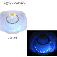 Fuente para mascotas, fuente de agua para gatos, dispensador de agua para gatos y perros, 3 maneras de beber, luz LED azul, alfombrilla y 2 cepillos de limpieza, doble filtración con filtro de carbono y filtro de esponja - BESTMASCOTA.COM