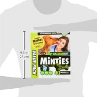 VetIQ Minties golosinas dentales para perros, masticables dentales para perros, (perfecto para perros medianos y grandes de más de 40 libras) - BESTMASCOTA.COM