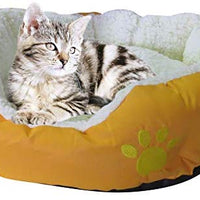 Evelots suave mascota cama, Cats & Dogs, 17" D x 5" H, varios colores - BESTMASCOTA.COM