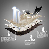 Petgrow · Alfombra de pelo sintético grueso para cama de mascotas, ultrasuave, cálida, de felpa, acolchada, para cama de mascotas, para perros y gatos, color beige - BESTMASCOTA.COM