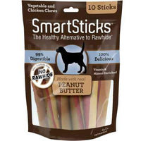 SmartBones Smartsticks Rawhide-Free Dog Chew, Made with Real Ingredients, Rawhide Free Chews for Dogs - BESTMASCOTA.COM