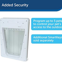 PetSafe Electronic SmartDoor - Puerta de perro y gato activada por collar - BESTMASCOTA.COM