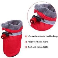 YAODHAOD Protector de pata para perros, zapatos antideslizantes para perros, estos cómodos zapatos para perros suaves son con correas reflectantes, para perros pequeños... - BESTMASCOTA.COM