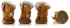 URBEST botas para perros con velcro, 2 pares, color marrón - BESTMASCOTA.COM