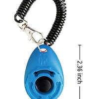 Clicker de entrenamiento para perros con correa de muñeca – OYEFLY resistente y ligero fácil de usar, clicker de entrenamiento para mascotas para gatos cachorros pájaros caballos. Perfecto para entrenamiento de comportamiento, 2 unidades., m - BESTMASCOTA.COM
