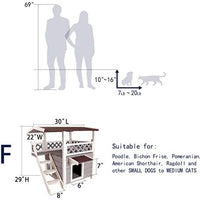 Petsfit Outdoor Cat House with Escape Door and Stairs - BESTMASCOTA.COM