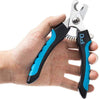 Dudi Dog Nail Clippers and Trimmer - with Quick Safety Guard to Avoid Over-Cutting Toenail - Grooming Razor Sharp Blades for Small Medium Large Breeds (Blue) - BESTMASCOTA.COM