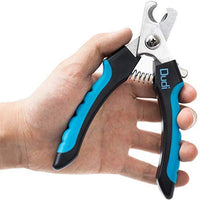 Dudi Dog Nail Clippers and Trimmer - with Quick Safety Guard to Avoid Over-Cutting Toenail - Grooming Razor Sharp Blades for Small Medium Large Breeds (Blue) - BESTMASCOTA.COM