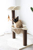 Catry, hamaca para árbol de gatos con postes de sisal natural y plumas para gatitos - BESTMASCOTA.COM