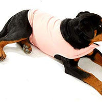 Furubaby Ansiety - Abrigo para perro con camisa, para perros pequeños, medianos, grandes, XL, color sólido, azul, gris, verde, rosa, rosa (rosa) - BESTMASCOTA.COM