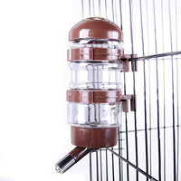 fatdaa Standing Pet Feeder Water Dispenser - 2 in 1 Pet Feeding Station, Automatic Waterer Bottle Dispenser for Dogs and Cats, with Non-Slip Base, Detachable Feeding Bowl, Indoor and Outdoor… - BESTMASCOTA.COM