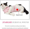 Coppthinktu - Traje de recuperación de gatos para heridas abdominales o enfermedades de la piel, transpirable E-Collar Alternativa para gatos y perros, después de cirugía desgaste anti lamer heridas - BESTMASCOTA.COM