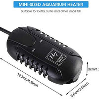 MQ - Calentador sumergible para acuario, 25-200 W, con pantalla LED digital y controlador de termostato externo, para tanque de peces de 3-60 galones - BESTMASCOTA.COM