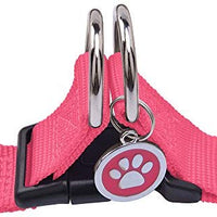 Arnés ajustable Pupteck para perro, medida básica de cachorro, de nailon, chaleco para pasear en exteriores con etiqueta de identificación - BESTMASCOTA.COM