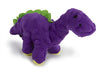 goDog Just for Me Bruto with Chew Guard Technology Plush Dog Toy, Purple - BESTMASCOTA.COM