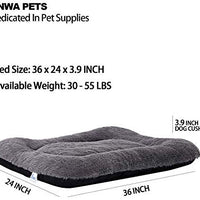 Cama para perros ANWA, tamaño mediano, cojín lavable para cama de perro, almohadilla para caja de perros, perros grandes - BESTMASCOTA.COM