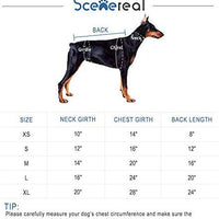 SCENEREAL - Chaleco de invierno para perro, reversible, abrigo cálido, resistente al viento, impermeable, chaleco navideño, para perros pequeños, medianos y grandes, para mascotas - BESTMASCOTA.COM