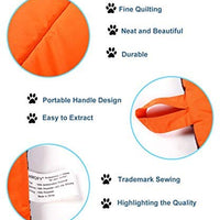 AMOFY Alfombrillas para mascotas, 43 pulgadas x 26 pulgadas, excepcionalmente higiénicas, antideslizantes, resistentes al agua, cómodas y portátiles, lavables a máquina, para uso en interiores y exteriores, para perros y gatos, cuatro estaciones - BESTMASCOTA.COM