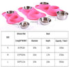 Hubulk - Cuencos para perros, 2 cuencos de acero inoxidable con alfombrilla de silicona antideslizante antiderrames + cuencos de agua y alimentos para alimentar perros pequeños, medianos, grandes, gatos, cachorros - BESTMASCOTA.COM