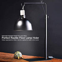 Hffheer Reptile Lamp Stand Adjustable Floor Light Stand Landing Lamp Stand Bracket Metal Lamp Support for Reptile Glass Terrarium Heating Light - BESTMASCOTA.COM