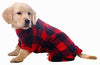 SCENEREAL - Pijama para mascotas, diseño de cuadros rojos, ropa suave - BESTMASCOTA.COM