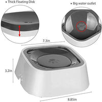 Cuenco para perro LumoLeaf para agua, cuenco para perro sin derrames, cuenco de agua para mascotas, alimentador de agua lenta para perro, cuenco de agua transportado para perros, gatos/mascotas - BESTMASCOTA.COM