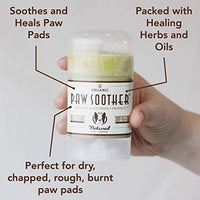 Natural Dog Company – Paw Soother | cura almohadillas secas, agrietadas, irritadas e irritadas, ingredientes orgánicos, totalmente naturales, fáciles de aplicar - BESTMASCOTA.COM