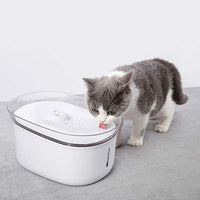 HoneyGuaridan W18 Fuente automática para beber agua de mascotas, dispensador de agua para perros y gatos, 2 l (70 oz) - BESTMASCOTA.COM