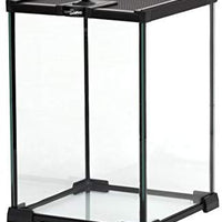 REPTIZOO Mini terrario de cristal para reptiles, vista completa visualmente atractiva, mini hábitat de vidrio para reptiles. - BESTMASCOTA.COM