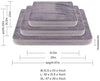 JoicyCo - Colchón ortopédico para cama de perro, lavable, antideslizante, con funda extraíble - BESTMASCOTA.COM