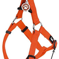 Arnés ajustable Pupteck para perro, medida básica de cachorro, de nailon, chaleco para pasear en exteriores con etiqueta de identificación - BESTMASCOTA.COM