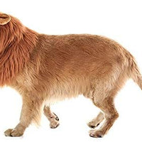 Peluca de melena de león para perro, realista y divertida, melena de león para perros, melena de león complementaria para disfraces de perro, peluca de león para perros de tamaño mediano a grande - BESTMASCOTA.COM