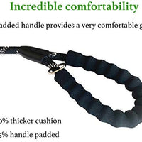 iYoShop Durable Dog Leash Pet Rope Leash Thick Durable Nylon Rope Leash with Soft Padded Handle and Light Weight Training Leash for Small Medium Large Dogs - BESTMASCOTA.COM