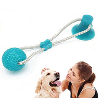 Pelota de goma para mascotas con ventosa, juguete interactivo para masticar perros y gatos - BESTMASCOTA.COM