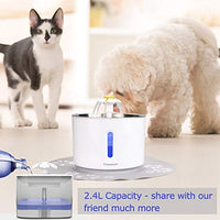 Fuente de agua Comsmart para gatos, fuente de agua para gatos, perros y otros animales domésticos de acero inoxidable - BESTMASCOTA.COM