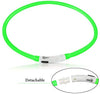 Collar LED para perro, recargable por USB, collar brillante para perro, cuello iluminado, mejora la seguridad y visibilidad de la mascota en la noche, 3 modos intermitentes, resistente al agua, collar iluminado para perros pequeños y medianos grandes - BESTMASCOTA.COM