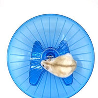 SatisPet Ultimate hámster Flying Saucer Ejercicio rueda, color azul – durable plástico ABS Running & Spinning – Rueda para chinchillas, ardillas y ratones - BESTMASCOTA.COM