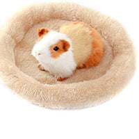 BWOGUE Hamster Bed,Round Velvet Warm Sleep Mat Pad para hámster/erizo/ardilla/ratones/ratones y otros animales pequeños - BESTMASCOTA.COM