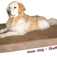 Dogbed4less - Funda de edredón para cama de mascotas, de microfibra, duradera, color marrón, con funda interior impermeable para perros pequeños, medianos y extra grandes - BESTMASCOTA.COM