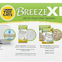 Purina Tidy Cats Litter Box System, Breeze System Starter Kit Litter Box, Litter Pellets & Pads - BESTMASCOTA.COM