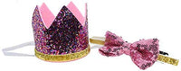 Perktail Cute Pet Birthday Crown Hat and Bow tie Collar Set for Dog Cat Birthday Party Supplies - BESTMASCOTA.COM