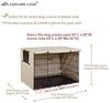 Explore Land - Funda para jaula de perro de poliéster duradero, ajuste universal para jaula de perro de 30 a 42 pulgadas - BESTMASCOTA.COM
