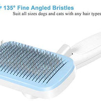 UPSKY Dog Brush & Cat Brush Self Cleaning Dog Slicker Brush Easy to Clean Pet Grooming Brushes Shedding Grooming Tools for Dogs & Cats with Long or Short Hair… - BESTMASCOTA.COM