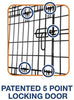 Petmate "ProValu" Wire Dog Crate, Two Doors, Precision Lock System, 6 Sizes - BESTMASCOTA.COM